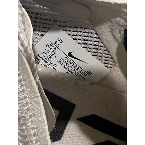 Nike ZOOMX VAPORFLY NEXT% 2 'WHITE METALLIC SILVER' Shoes - Size 8.5 - Picture 7 of 7